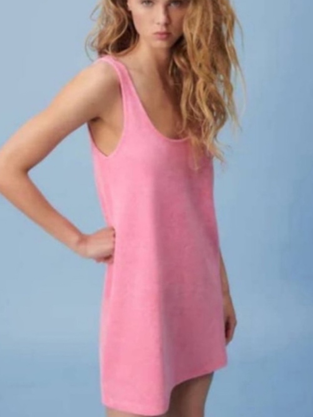 Zara Pink Sleeveless Tank Top